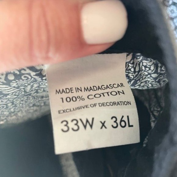 CODY JAMES MEN'S BLACK NIGHT RIDER STRETCH SLIM STRAIGHT JEANS 33x36 - Picture 4 of 6